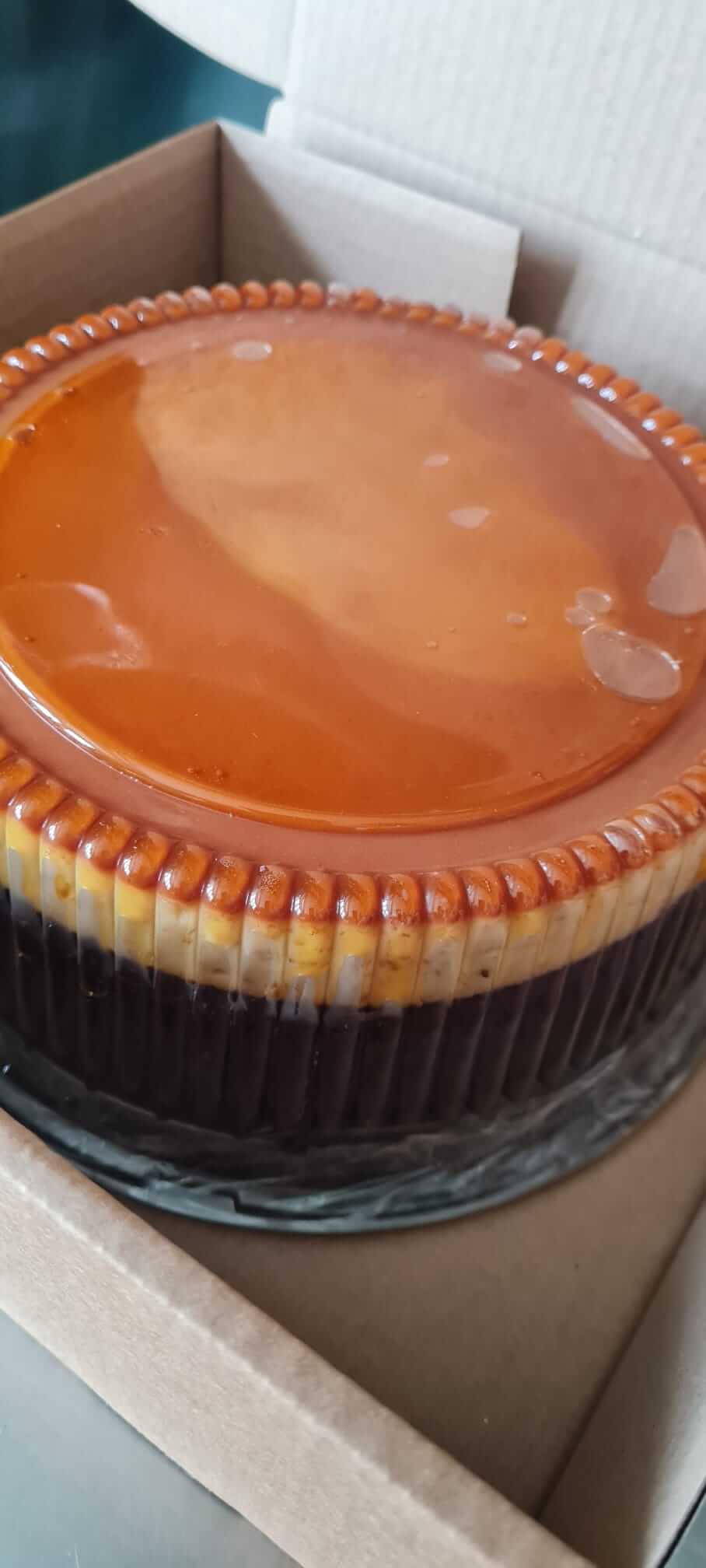 Ube Custard Cake