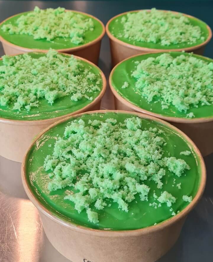 Tub Cake: PANDAN