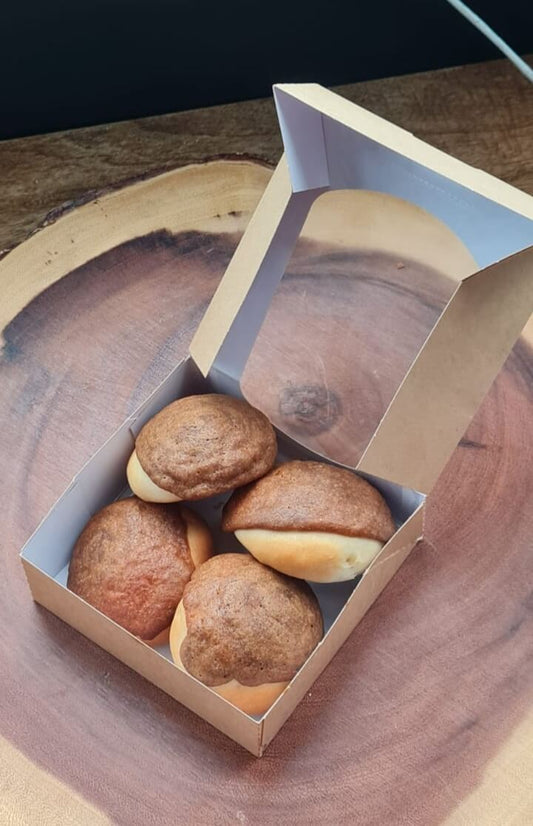 Caramel-Filled Coffee Bun Bites