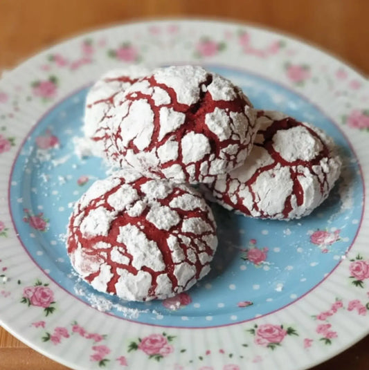 Red Velvet Crinkles 12 pcs