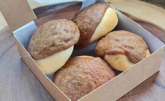 Caramel-Filled Coffee Bun Bites