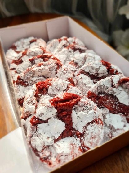 Red Velvet Crinkles 12 pcs